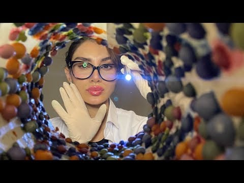 اى اس ام آر فارسى/رول پلى پزشكى و پاكسازى گوش 👂🏻👩🏻‍⚕️| ear cleaning ASMR