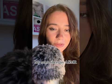 My subscribers try ASMR Part 2 #tingles