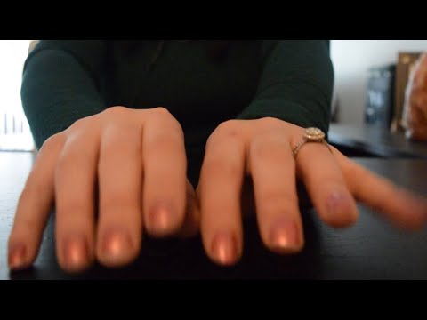 ASMR Hand Movements, Hand Sounds, Tapping on Table