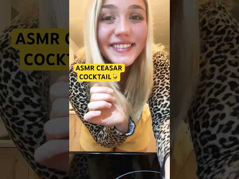 ASMR Make A Ceasar With Me #cocktail #ceasars #drinktutorial