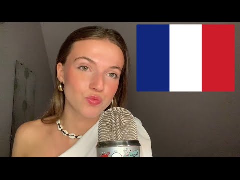 ASMR trying to speak french🇫🇷