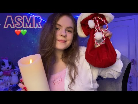ASMR Fast & Aggressive random Christmas triggers✨🎄❤️💚