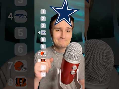 RANKING NFL FOOTBALL TEAMS (ASMR) #shorts #football #asmr