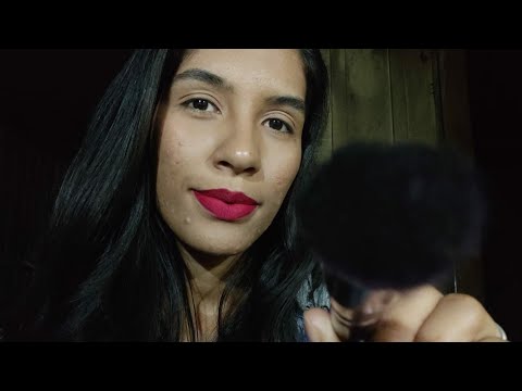 ASMR " PINCÉIS NA TELA + CÂMERA BRUSHING