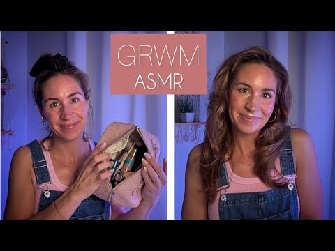 ASMR | Let’s chat as I get ready for the day💗 [light makeup, soft tapping, brushing,& whispers ✨]