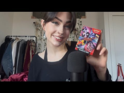 ASMR Unboxing Pokemon Destined Rivals Booster Bundle!! 