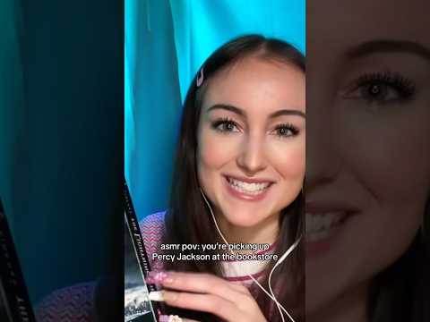 asmr pov: you're picking up Percy Jackson at the bookstore