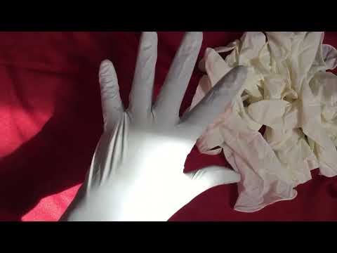 LATEX GLOVES ✋✋ OVER LEATHER 🤚🤚 LAYERING   ❤️🖤  [[ASMR]]