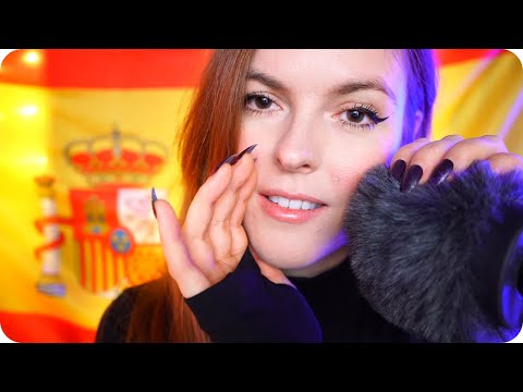 Spanish ASMR | Susurrando en Español and Fluffy Scalp Massage (ENG Sub) 🇪🇸