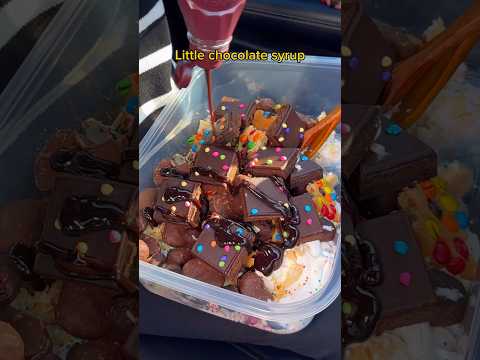 Never taking my Asian mom to eat ice cream ever again after this happened… #food #eating #dessert