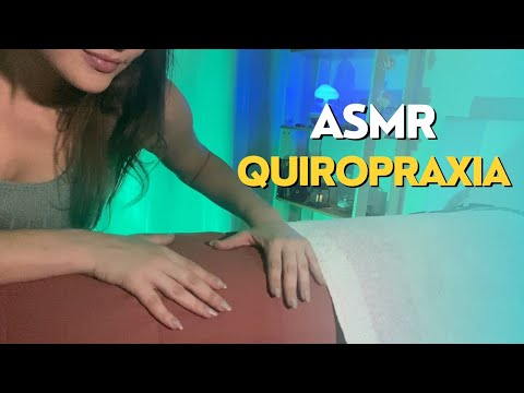 ASMR QUIROPRAXIA | Massagem relaxante nas suas costas