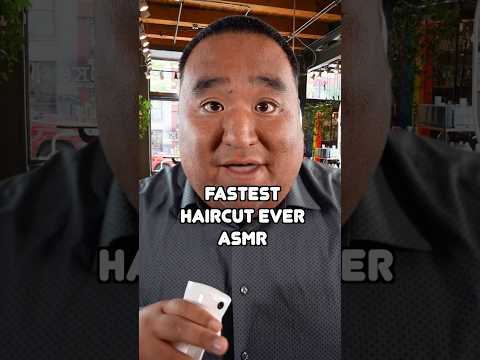 The FASTEST Haircut Ever ✂️ ASMR Roleplay