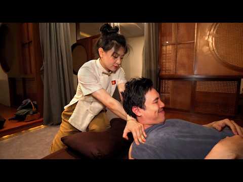ASMR She Melted My Tension Away Vietnamese Massage with Stretching for Stress Relief