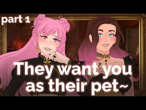 ASMR Audio Roleplay - Dominant vampire sisters make you their pet~ part 1 with @TheoLucia~