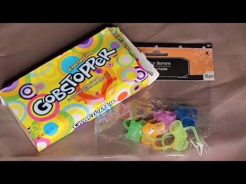 FINGER CHARACTERS ASMR GOBSTOPPERS EATING SOUNDS