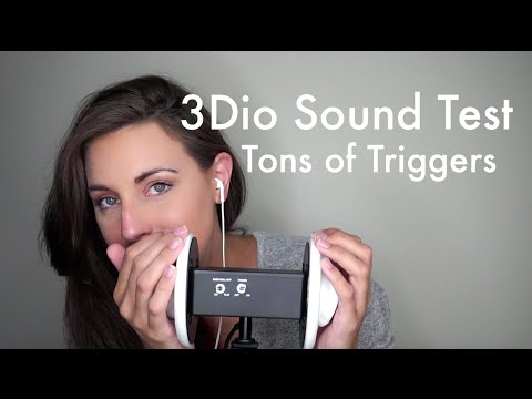 ASMR 3Dio Test - Ear to Ear, Case Tapping, Mouth Sounds, Unintelligible Whispering, MORE