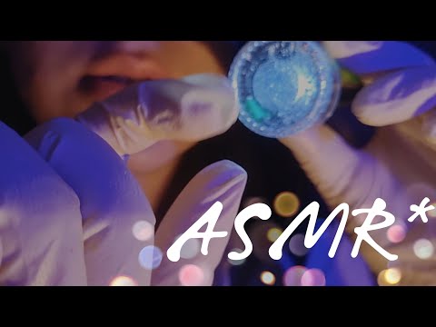 ASMR nerve-exam (eye exam) 😴  + glove sounds asmr helps you to sleep 😴💤