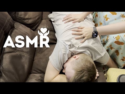 ASMR Relaxing Back Massage to Ease Tensions | Back, Shoulder, Neck, and Head | No Talking