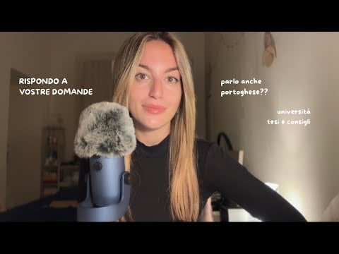 RISPONDO A UN COMMENTO 💕 (asmr ita)