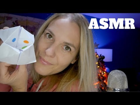 ASMR FR 🟢 ORIGAMI ! Viens, on joue à la cocotte en papier !