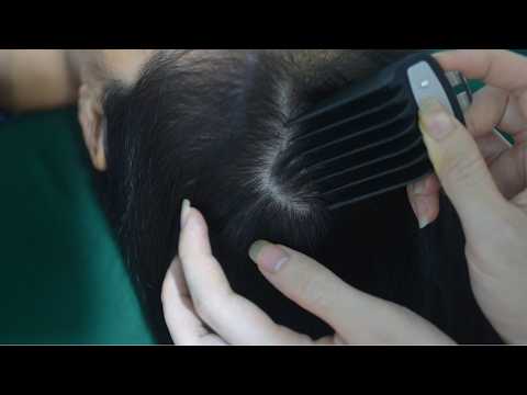 ASMR Hair Parting And Hair Combing, Relaxing Hair Sound No Talking For Relieve Stress