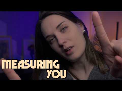 ASMR Measuring Your Face Close Up Whispered Exam (FR/EN Sleep)