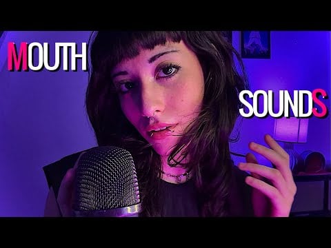 ASMR ☆ 1 hora de SONS de BOCA pra pessoas que simplesmente não dormem *no talking*