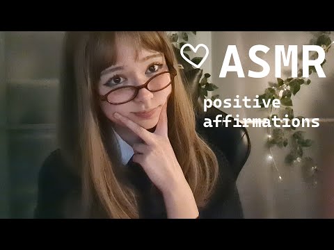 lofi asmr whispering positive affirmations (+brushing)