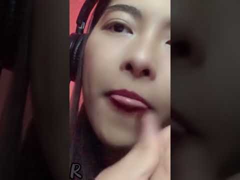 ASMR Spit Painting Close Wet Mouth Sounds #shorts #asmrspitpainting #mouthsounds