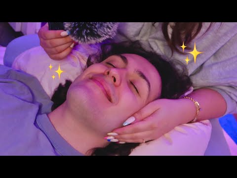 Soin du visage ASMR sur mon copain (Lo-Fi)