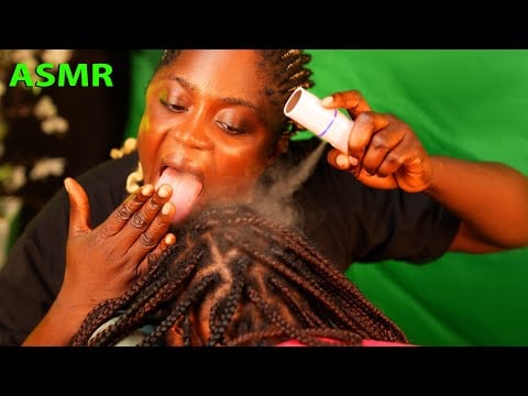 ASMR ✨THE MOST RELAXING FAKE SPIT PAINTING ON BRAIDS, SCALP SCRATCHING, DEEP HEAD MASSAGE 4 SLEEP