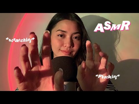 ASMR ⟡ Scratching your face & plucking bad energy | personal attention (Malaysia)