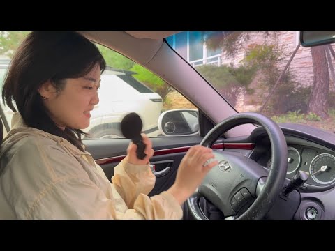 ASMR in the car 🚙 Last video 100+ tapping, scratching Hyundai 🛞