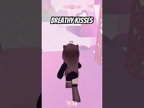 breathy kisses 🐾 #asmr #roblox #robloxasmr #kissing  #kissingasmr #breathykisses #viral