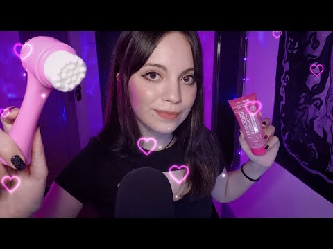 ASMR - Fazendo sua skincare antes de dormir