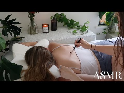 ASMR serene pamper providing deep relaxation w/ massage, combing, brushing + hair play (no whisper)