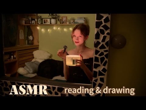 ASMR i sketch the book character while reading you to sleep | chapter 16 |