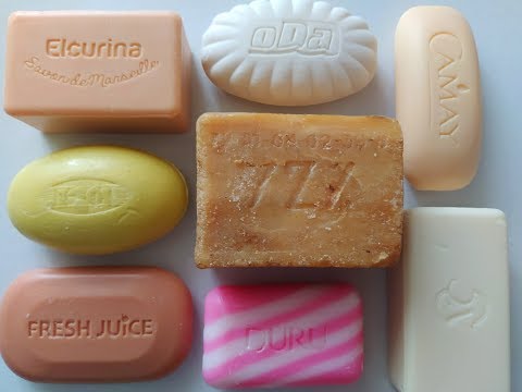 DRY and SOFT Soap carving ASMR \Relaxing sounds \No talking