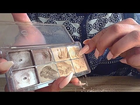 [ASMR] Destroying & Tapping On My Makeup No Talking
