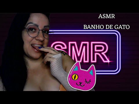 ASMR-BANHO DE GATINHO #asmr #relax #arrepios #asmrvideos