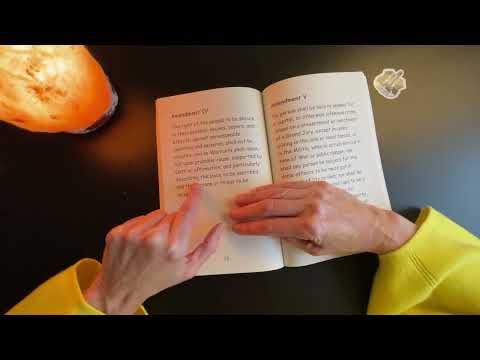 The Bill of Rights ~ 😴 ASMR Soft Spoken Reading with Page Turning, Sleep and Learn