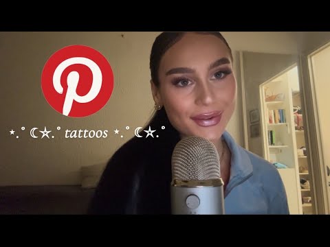 ASMR help me find tattoo ideas on pinterest ⋆˚✿˖° (clicky whisper ramble)