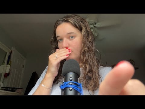 ASMR fall asleep in 20 mins💤 (whisper rambling, cupped whisper, face touching, hand movements) 