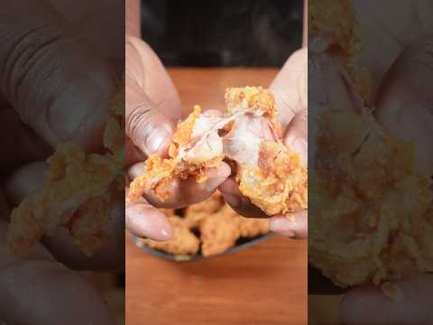 🔥 ASMR KFC Wings | Extra Crispy & Juicy | Satisfying Fry Sounds | No Talking #shorts #asmr