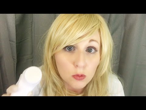 ASMR Binaural Face Exam | Gloves, Extraction, Close Up