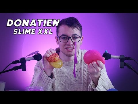 ASMR DONATIEN : MA COLLECTION DE SLIME ❤️