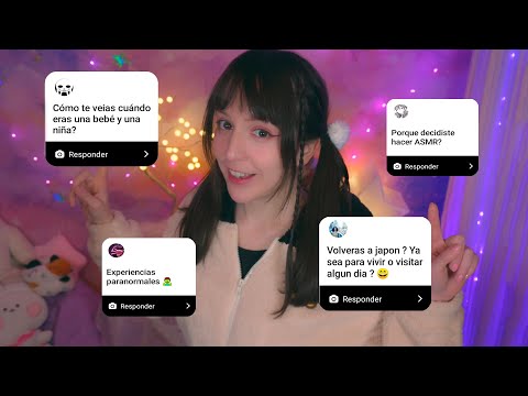 ⭐ASMR Respondiendo sus Preguntas💜[Sub] Preguntas y Respuestas