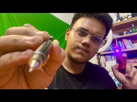 7 Minutes ASMR Fast Cranial Nerve Exam For you