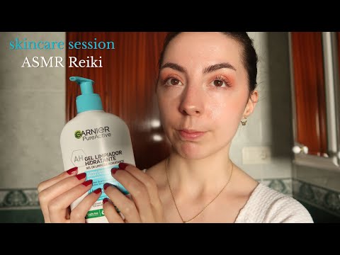 ASMR Reiki | skincare session | healthy & glowy skin | youthful | lympathic drainage