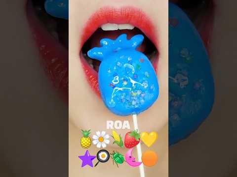 random emoji food eatingshow (sped up) | asmr mukbang @RoaEATING